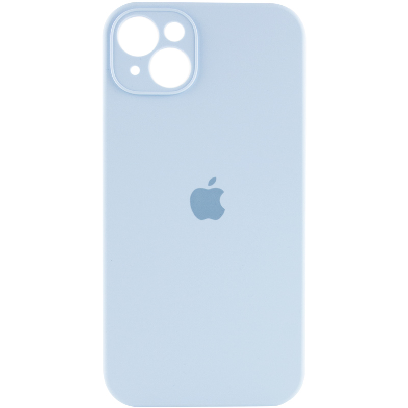 Чехол Silicone Case Full Camera Protective (AA) для Apple iPhone 13 (6.1") (Голубой / Sweet Blue)