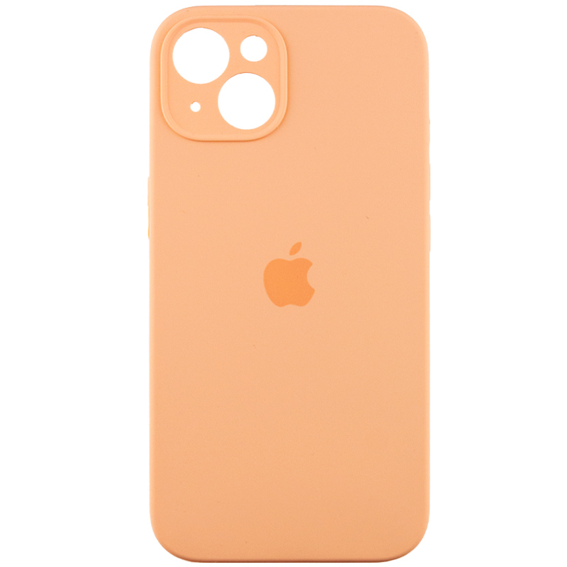 Чохол Silicone Case Full Camera Protective (АА) для Apple iPhone 13 (6.1") (Помаранчевий / Cantaloupe)