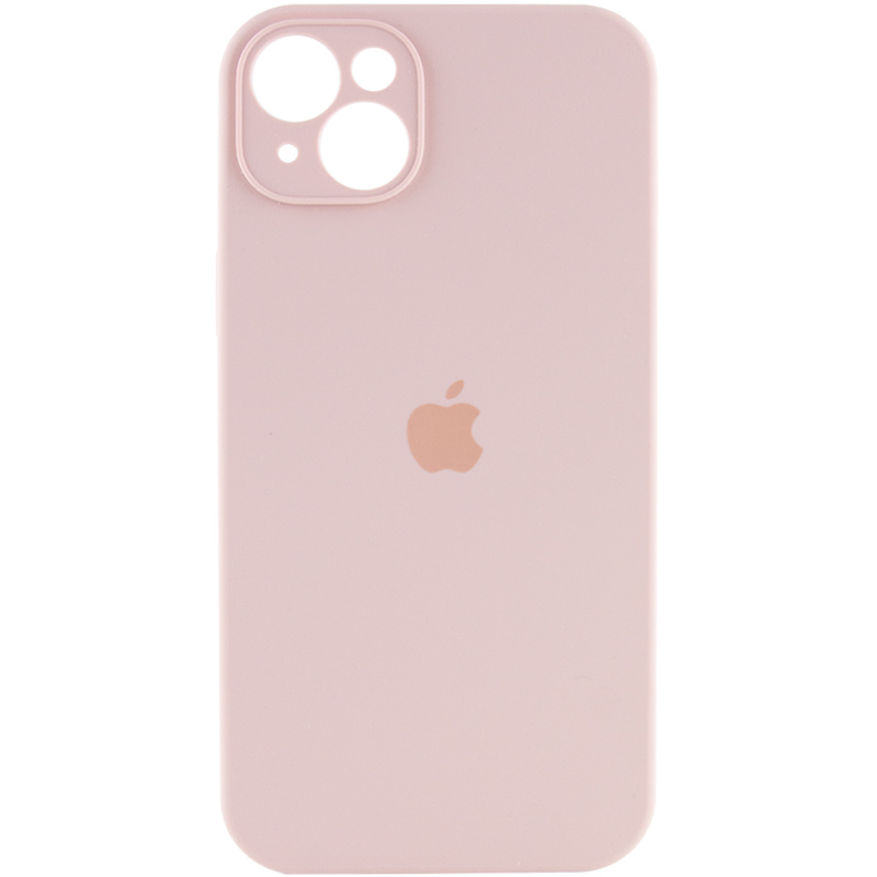 Чохол Silicone Case Full Camera Protective (АА) для Apple iPhone 13 (6.1") (Рожевий / Pink Sand)