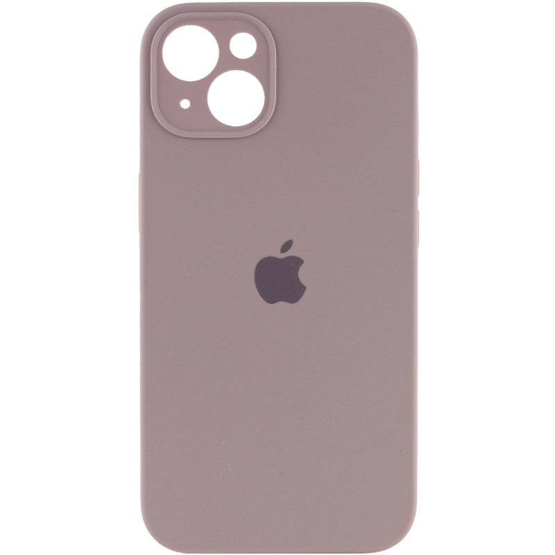 Чохол Silicone Case Full Camera Protective (АА) для Apple iPhone 13 (6.1") (Сірий / Lavender)