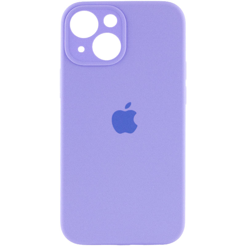 Чехол Silicone Case Full Camera Protective (AA) для Apple iPhone 13 (6.1") (Сиреневый / Dasheen)
