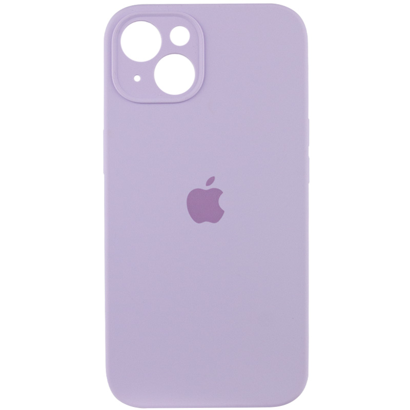 Чохол Silicone Case Full Camera Protective (АА) для Apple iPhone 13 (6.1") (Бузковий / Lilac)
