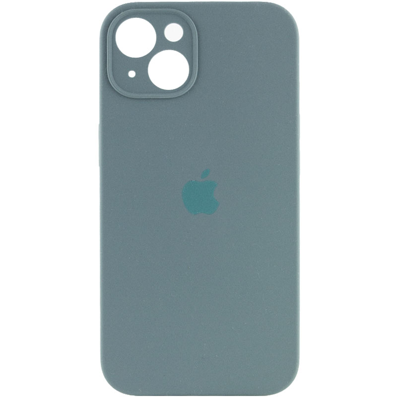 Чохол Silicone Case Full Camera Protective (АА) для Apple iPhone 13 (6.1") (Зелений / Pine green)