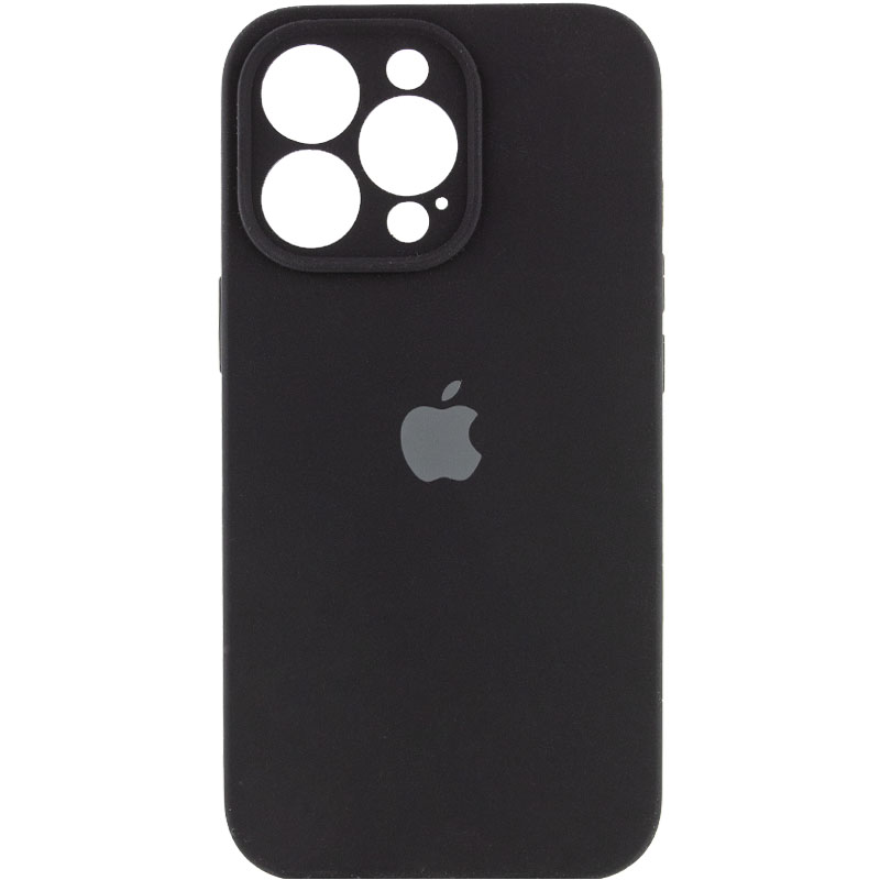Чохол Silicone Case Full Camera Protective (АА) для Apple iPhone 13 Pro (6.1") (Чорний / Black)