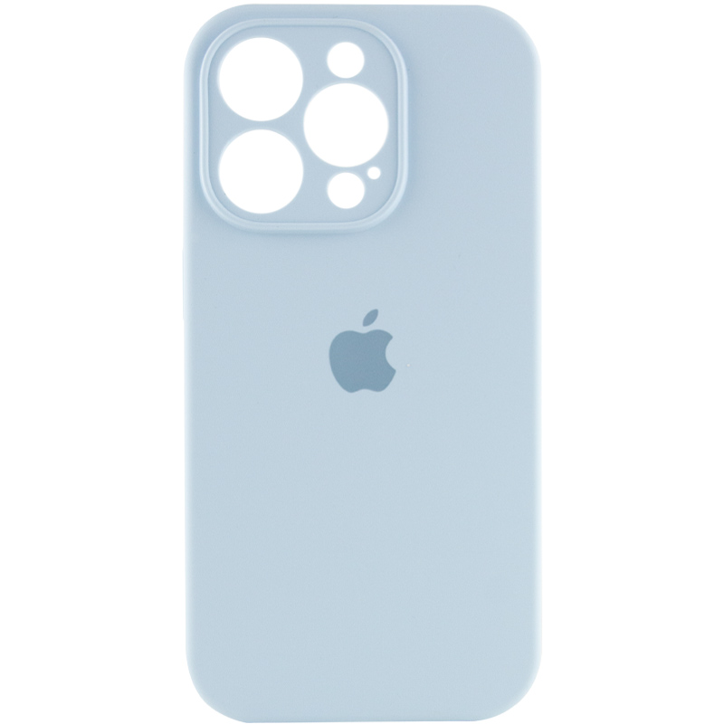 Чохол Silicone Case Full Camera Protective (АА) для Apple iPhone 13 Pro (6.1") (Блакитний / Sweet Blue)