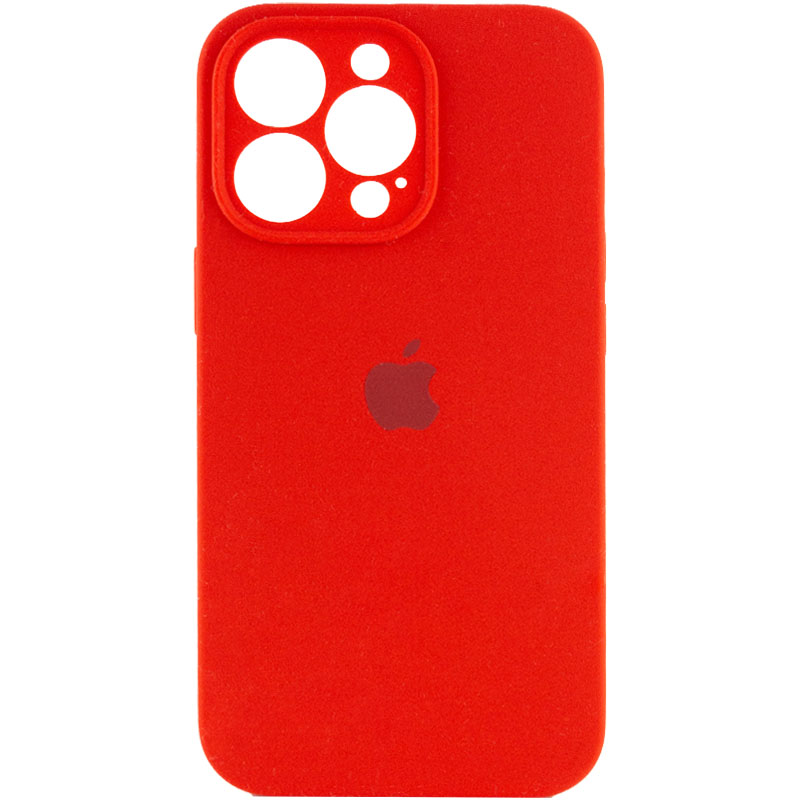 Чехол Silicone Case Full Camera Protective (AA) для Apple iPhone 13 Pro (6.1") (Красный / Red / PVH)