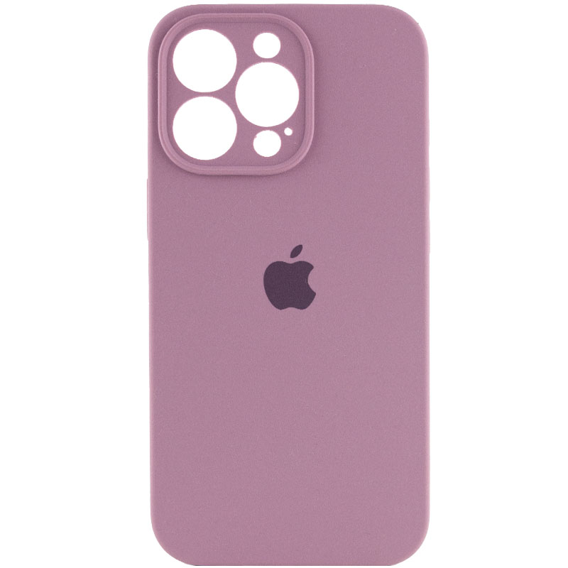 Чехол Silicone Case Full Camera Protective (AA) для Apple iPhone 13 Pro (6.1") (Лиловый / Lilac Pride)