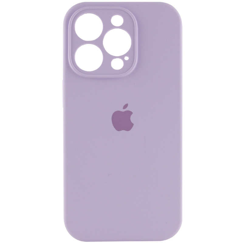 Чохол Silicone Case Full Camera Protective (АА) для Apple iPhone 13 Pro (6.1") (Бузковий / Lilac)