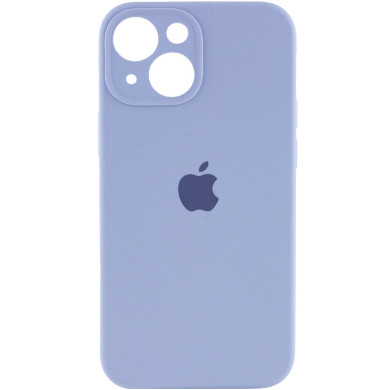 Чохол Silicone Case Full Camera Protective (АА) для Apple iPhone 14 (6.1") (Блакитний / Lilac Blue)