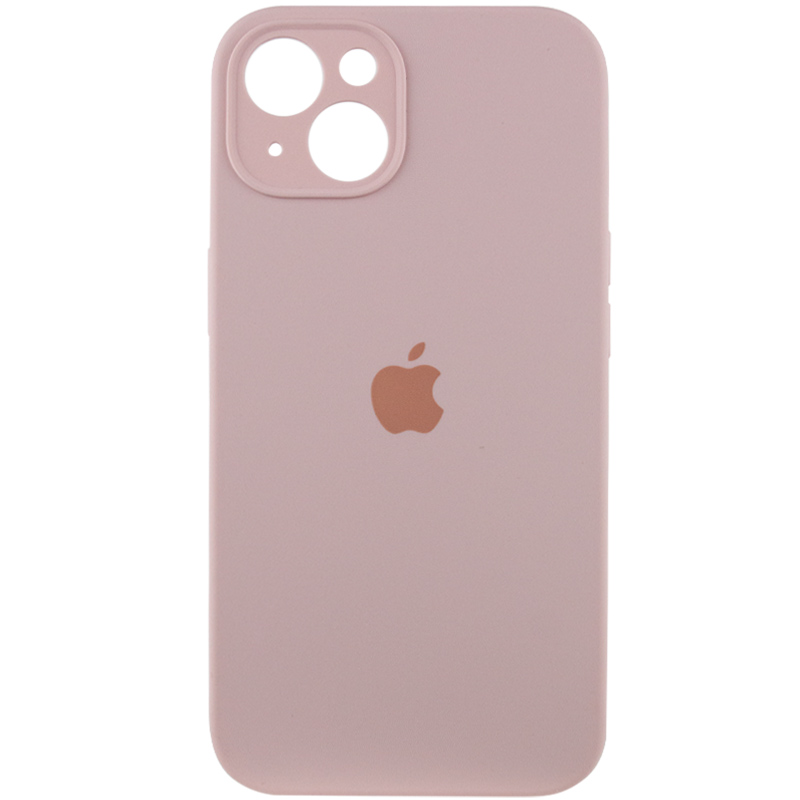 Чохол Silicone Case Full Camera Protective (АА) для Apple iPhone 14 (6.1") (Рожевий / Chalk Pink)