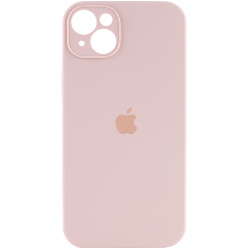 Чохол Silicone Case Full Camera Protective (АА) для Apple iPhone 14 Plus (6.7") (Рожевий / Pink Sand)