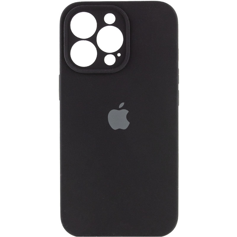 Чохол Silicone Case Full Camera Protective (АА) для Apple iPhone 14 Pro Max (6.7") (Чорний / Black)