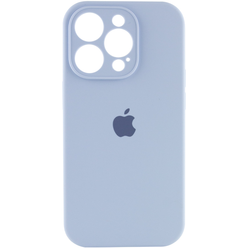 Чохол Silicone Case Full Camera Protective (АА) для Apple iPhone 14 Pro Max (6.7") (Блакитний / Lilac Blue)