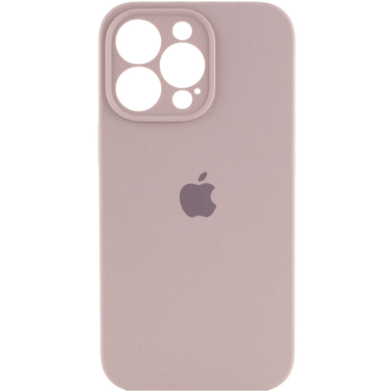 Чохол Silicone Case Full Camera Protective (АА) для Apple iPhone 14 Pro Max (6.7") (Сірий / Lavender)