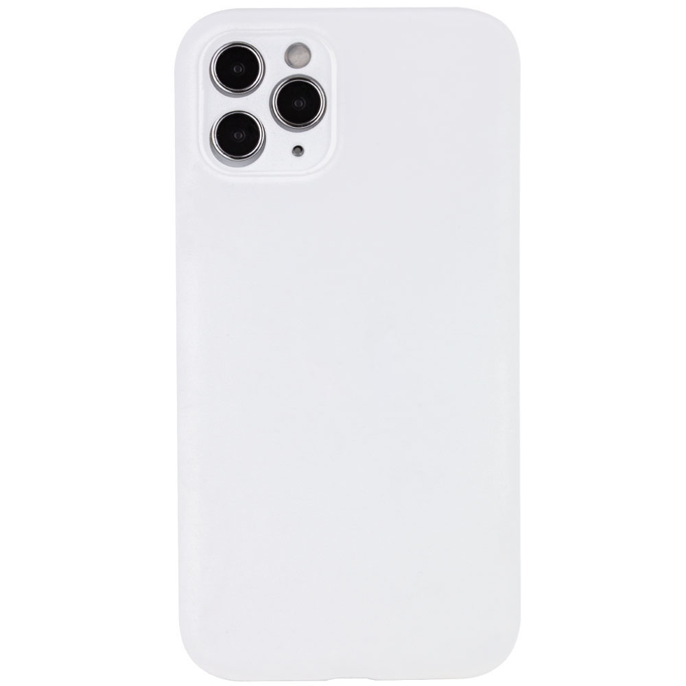 Чохол Silicone Case Full Camera Protective (AA) NO LOGO для Apple iPhone 12 Pro (Білий / White)