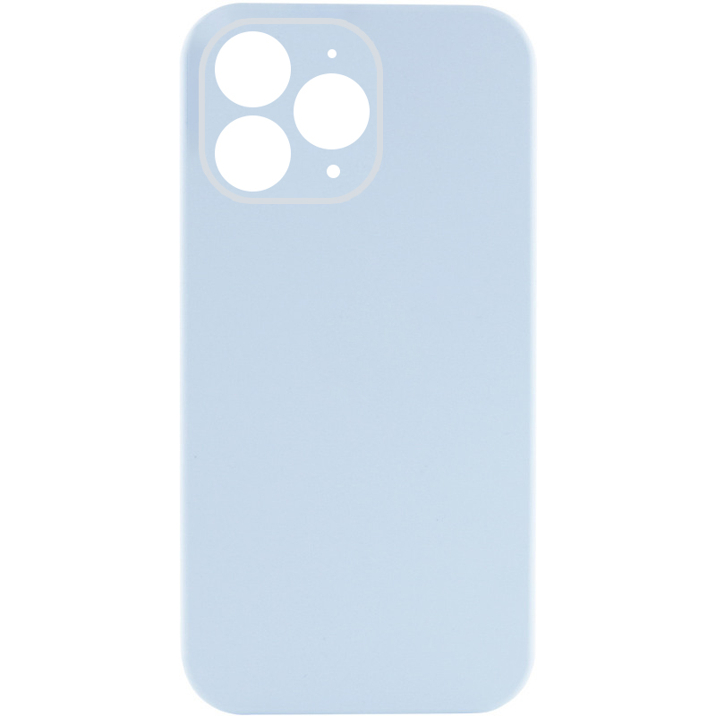 Чохол Silicone Case Full Camera Protective (AA) NO LOGO для Apple iPhone 12 Pro (Блакитний / Sweet Blue)