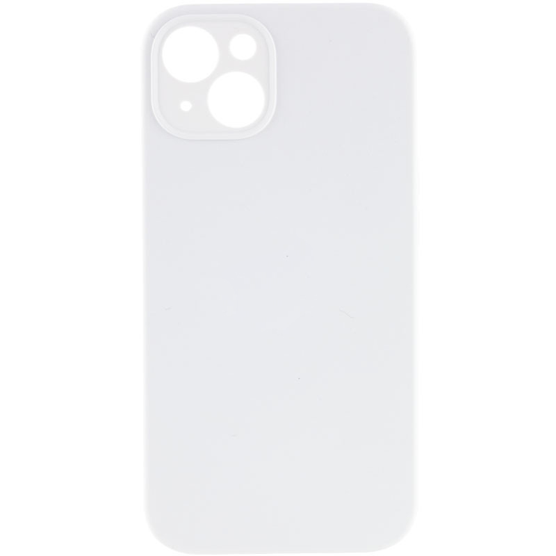 Чохол Silicone Case Full Camera Protective (AA) NO LOGO для Apple iPhone 13 (6.1") (Білий / White)