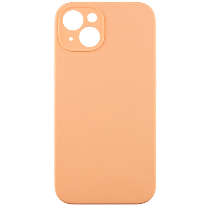 Чехол Silicone Case Full Camera Protective (AA) NO LOGO для Apple iPhone 13 (6.1") (Оранжевый / Cantaloupe)