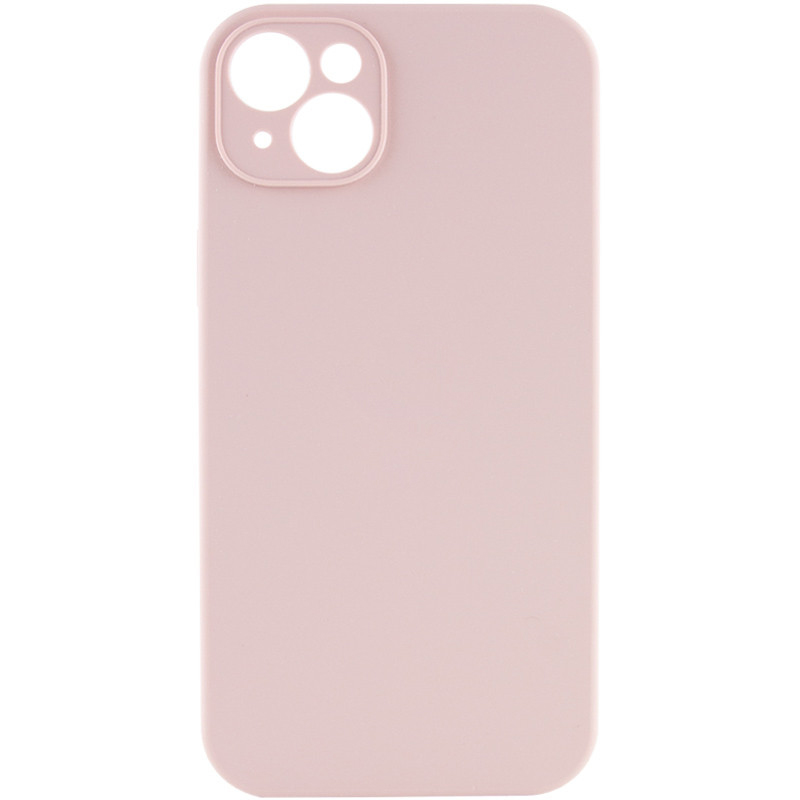 Чохол Silicone Case Full Camera Protective (AA) NO LOGO для Apple iPhone 13 (6.1") (Рожевий / Pink Sand)