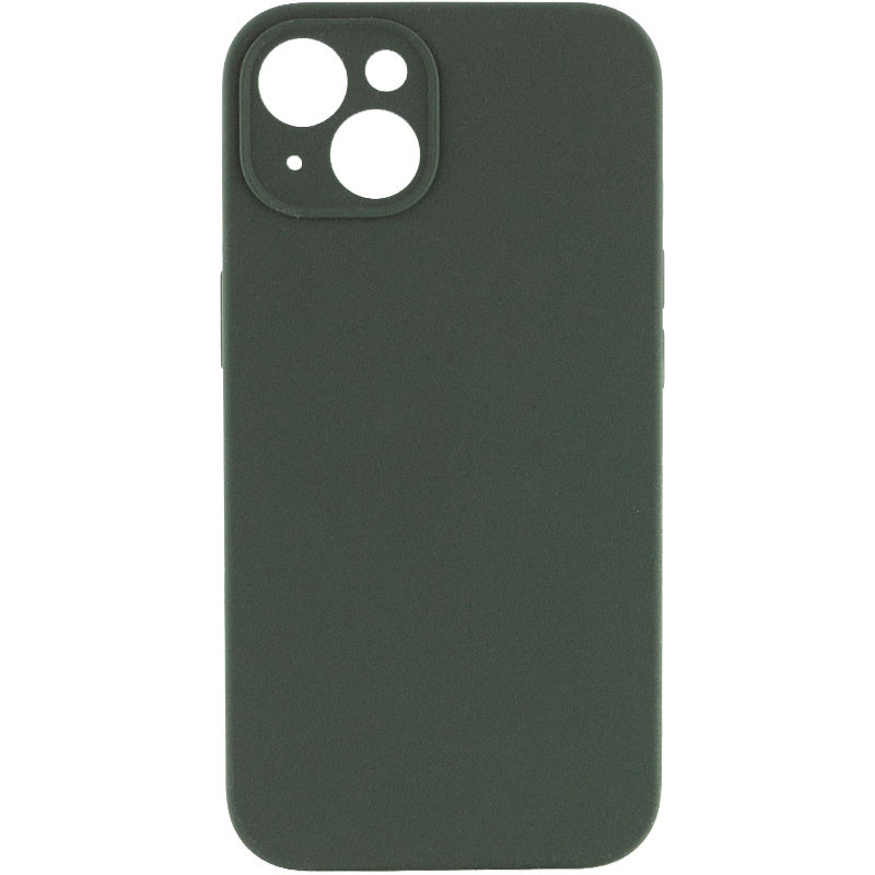 Чохол Silicone Case Full Camera Protective (AA) NO LOGO для Apple iPhone 13 (6.1") (Зелений / Cyprus Green)