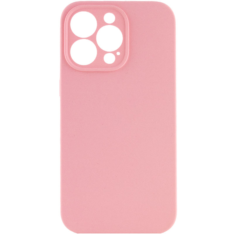 Чохол Silicone Case Full Camera Protective (AA) NO LOGO для Apple iPhone 13 Pro (6.1") (Рожевий / Light pink)