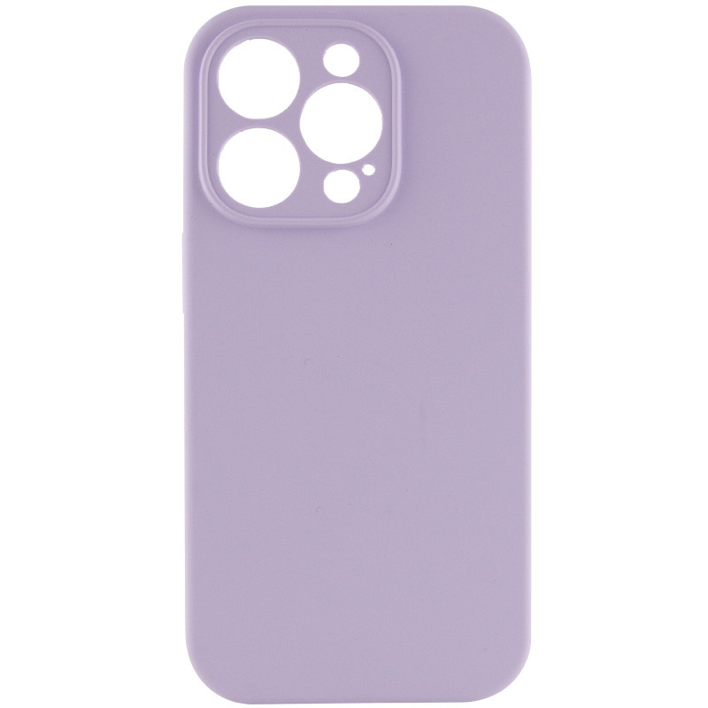 Чохол Silicone Case Full Camera Protective (AA) NO LOGO для Apple iPhone 13 Pro (6.1") (Бузковий / Lilac)