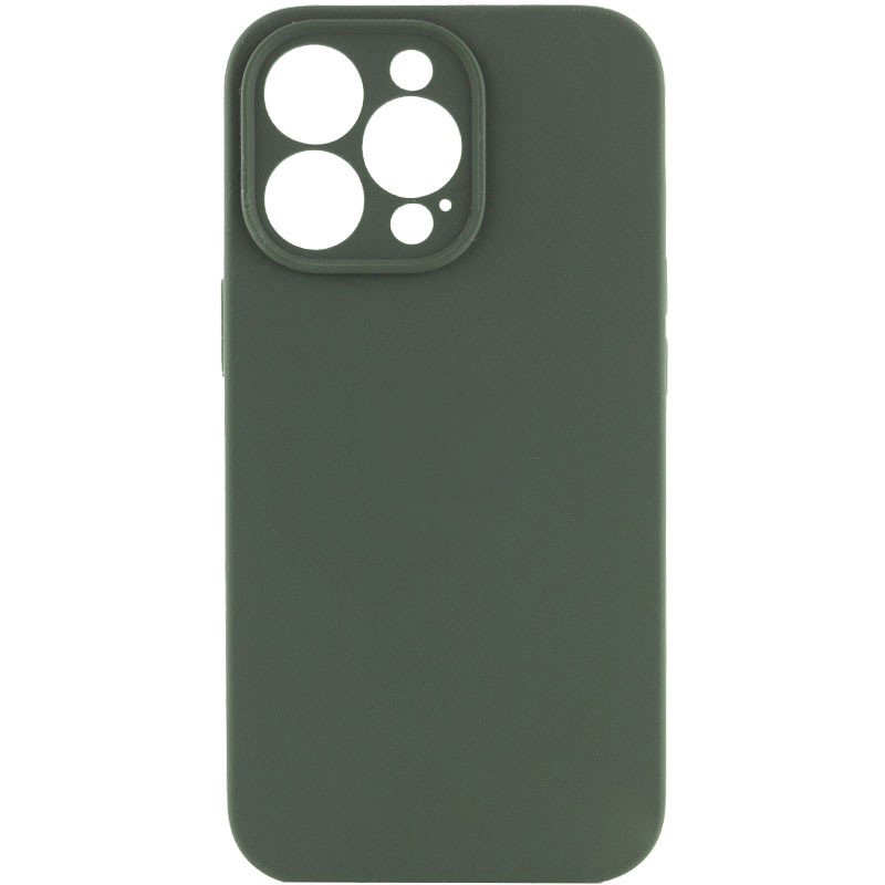 Чохол Silicone Case Full Camera Protective (AA) NO LOGO для Apple iPhone 13 Pro (6.1") (Зелений / Cyprus Green)