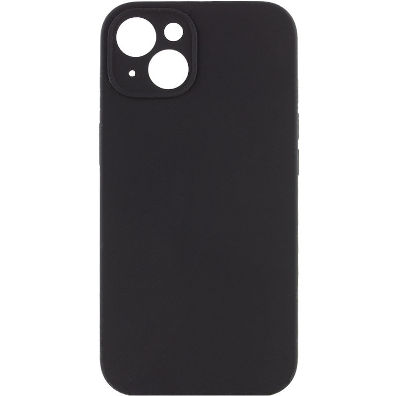 Чохол Silicone Case Full Camera Protective (AA) NO LOGO для Apple iPhone 14 (6.1") (Чорний / Black)