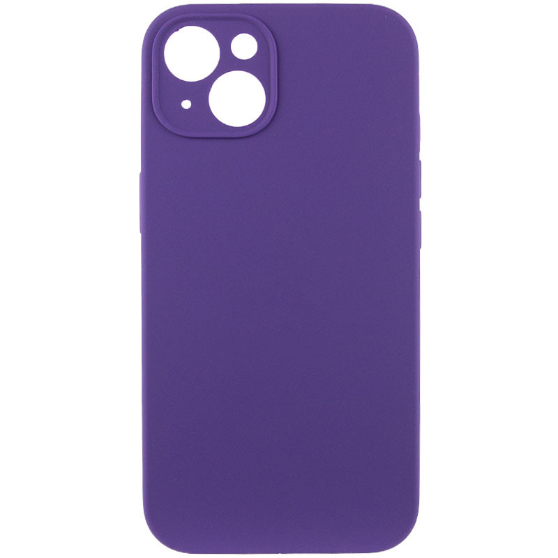 Чохол Silicone Case Full Camera Protective (AA) NO LOGO для Apple iPhone 15 (6.1") (Фіолетовий / Amethyst)