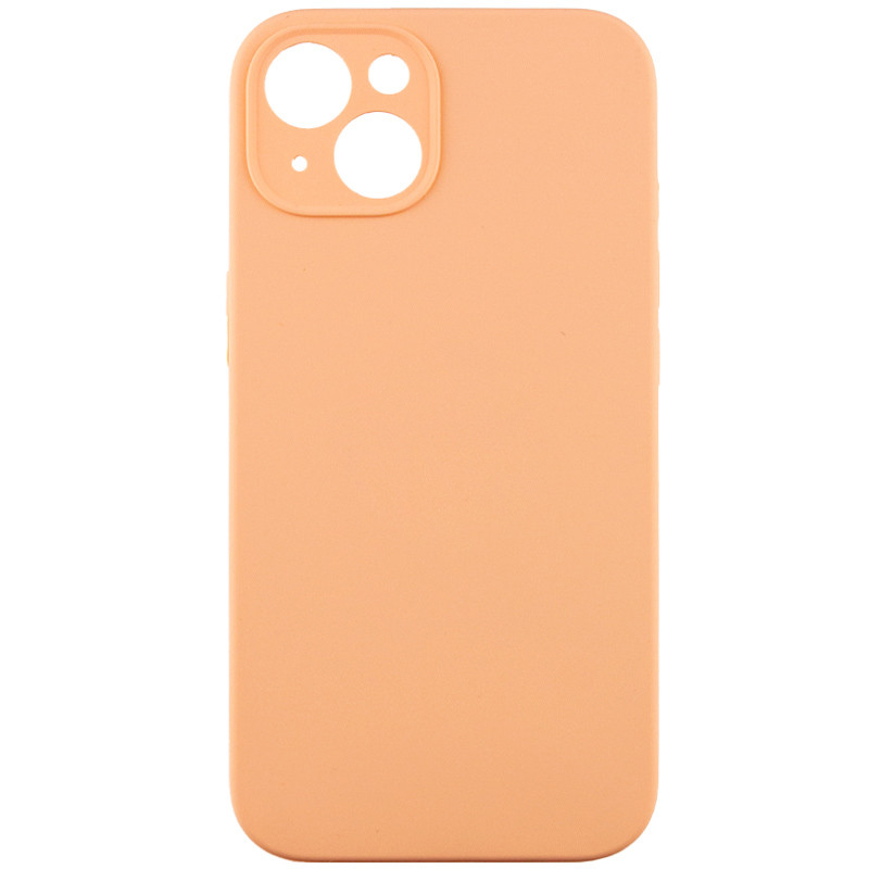 Чохол Silicone Case Full Camera Protective (AA) NO LOGO для Apple iPhone 15 (6.1") (Помаранчевий / Cantaloupe)