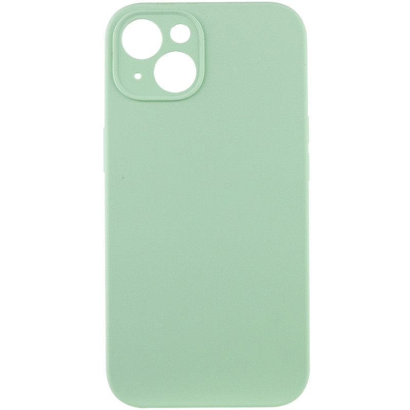 Чохол Silicone Case Full Camera Protective (AA) NO LOGO для Apple iPhone 15 (6.1") (Зелений / Pistachio)