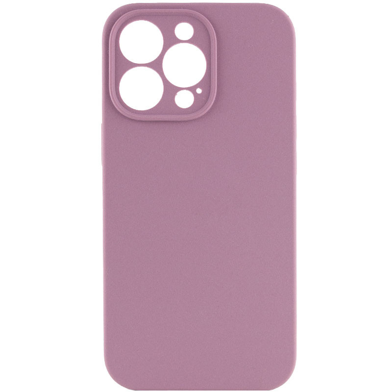 Чохол Silicone Case Full Camera Protective (AA) NO LOGO для Apple iPhone 15 Pro (6.1") (Ліловий / Lilac Pride)