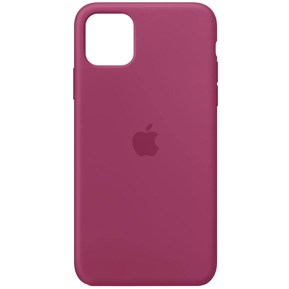 Чохол Silicone Case Full Protective (AA) для Apple iPhone 11 (6.1") (Малиновий / Pomegranate)