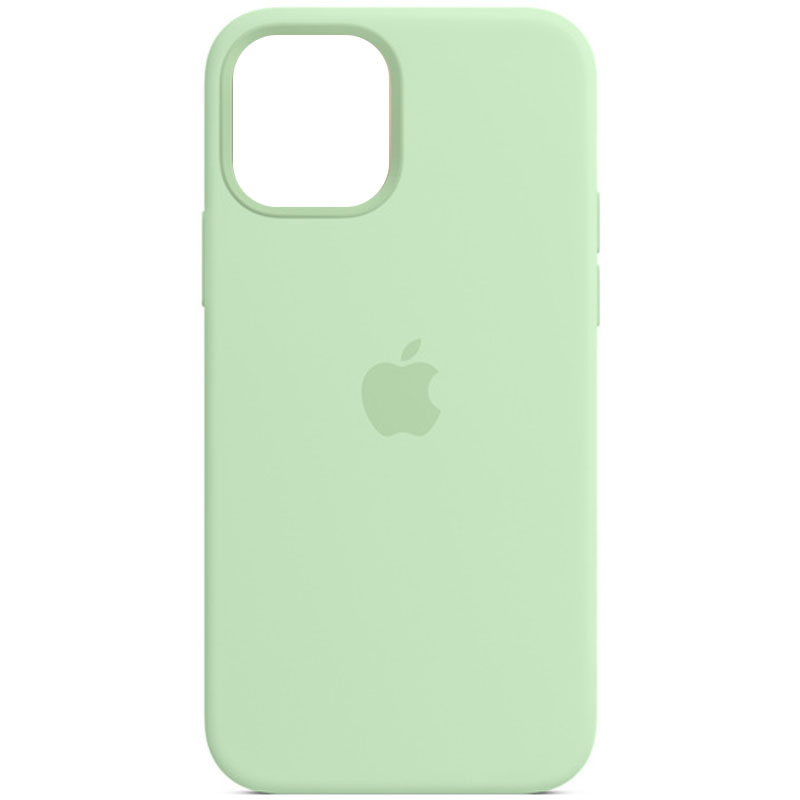 Чехол Silicone Case Full Protective (AA) для Apple iPhone 11 (6.1") (Зеленый / Pistachio)