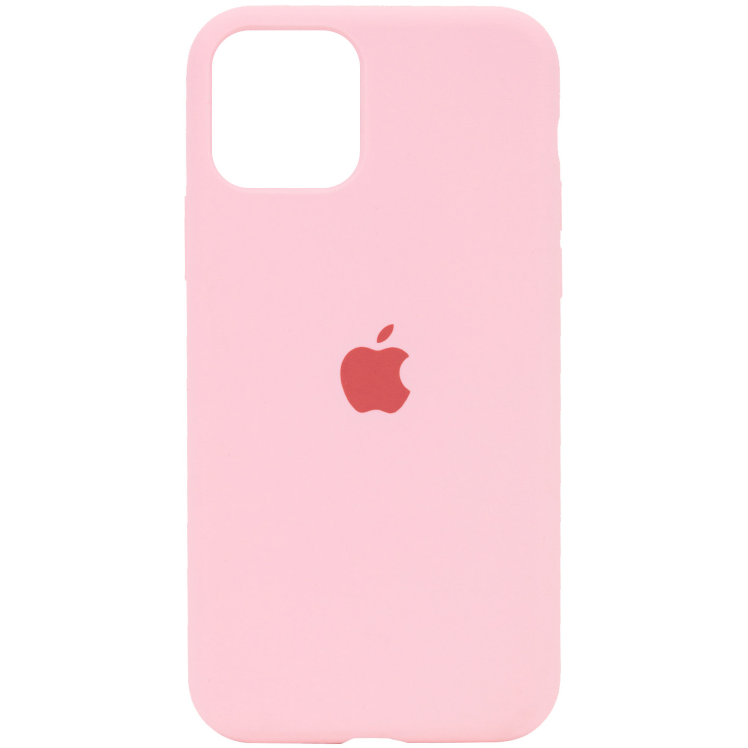 Чехол Silicone Case Full Protective (AA) для Apple iPhone 11 Pro Max (6.5") (Розовый / Peach)