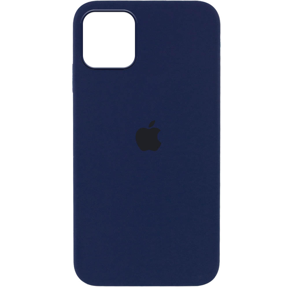 Чохол Silicone Case Full Protective (AA) для Apple iPhone 12 Pro (Синій / Deep navy)