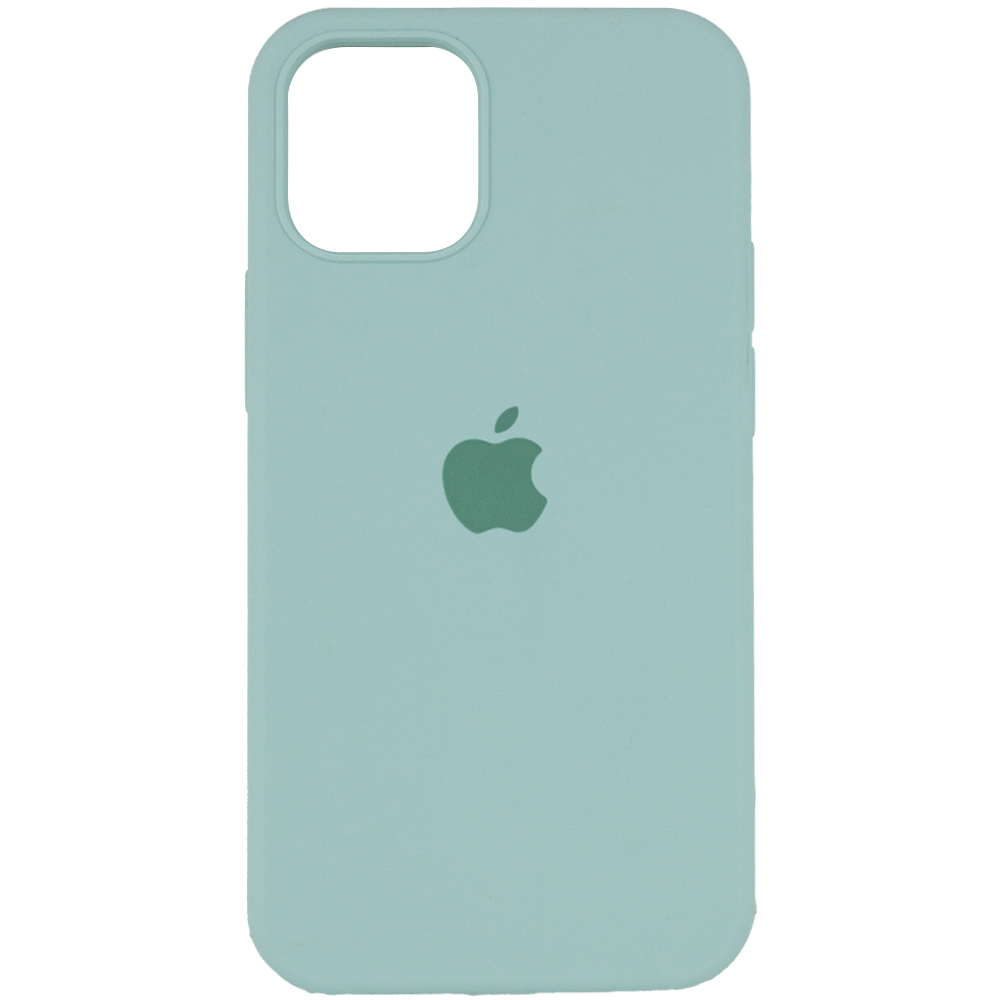 Чехол Silicone Case Full Protective (AA) для Apple iPhone 12 Pro Max (6.7") (Бирюзовый / Beryl)