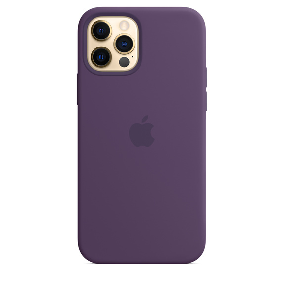 Чехол Silicone Case Full Protective (AA) для Apple iPhone 12 Pro Max (6.7") (Фиолетовый / Amethyst)