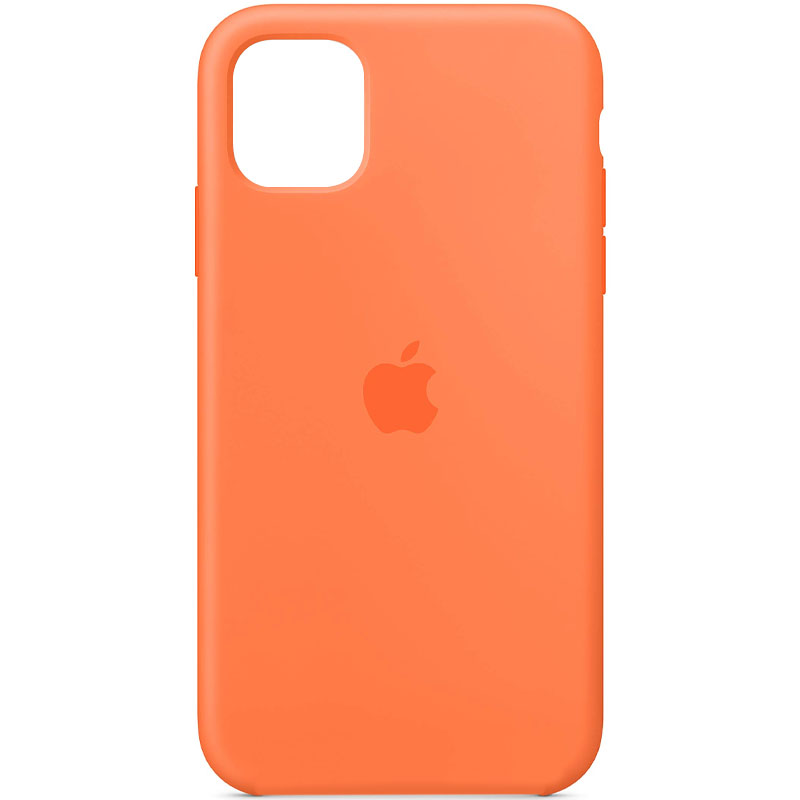Чохол Silicone Case Full Protective (AA) для Apple iPhone 12 Pro Max (Помаранчевий / Vitamin C)