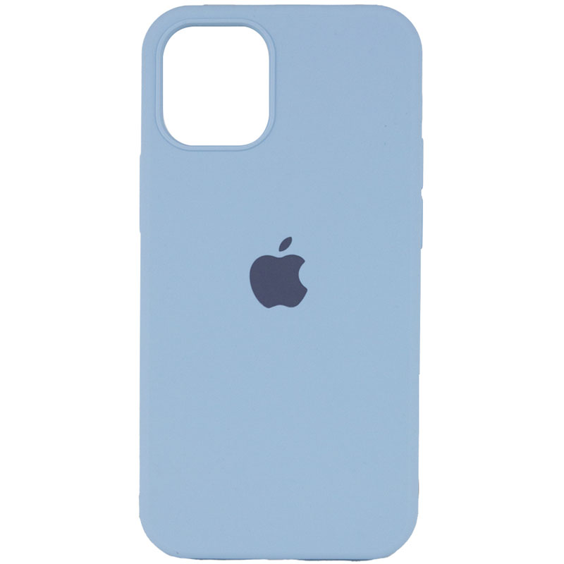 Чехол Silicone Case Full Protective (AA) для Apple iPhone 13 (6.1") (Голубой / New Blue)