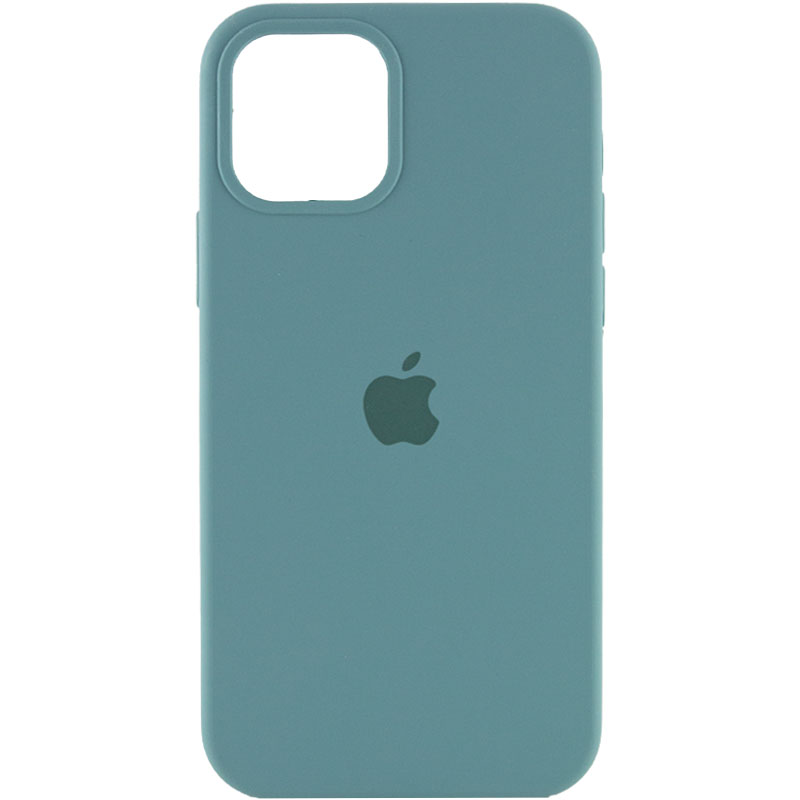 Чехол Silicone Case Full Protective (AA) для Apple iPhone 13 (6.1") (Зеленый / Light cactus)
