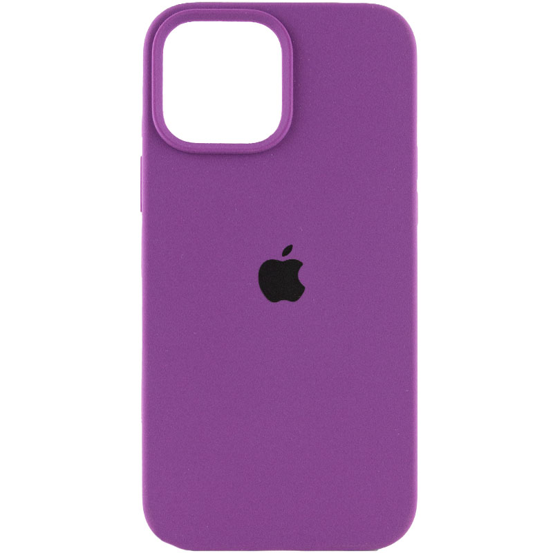 Чехол Silicone Case Full Protective (AA) для Apple iPhone 13 Pro (6.1") (Фиолетовый / Grape)