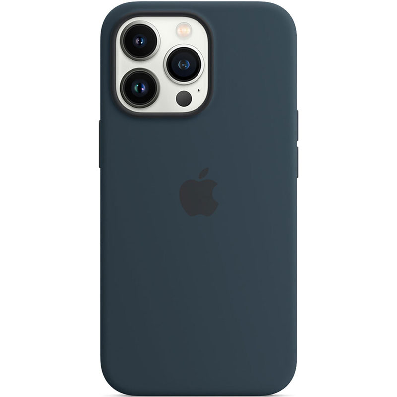 Чохол Silicone Case Full Protective (AA) для Apple iPhone 13 Pro (6.1") (Синій / Abyss Blue)