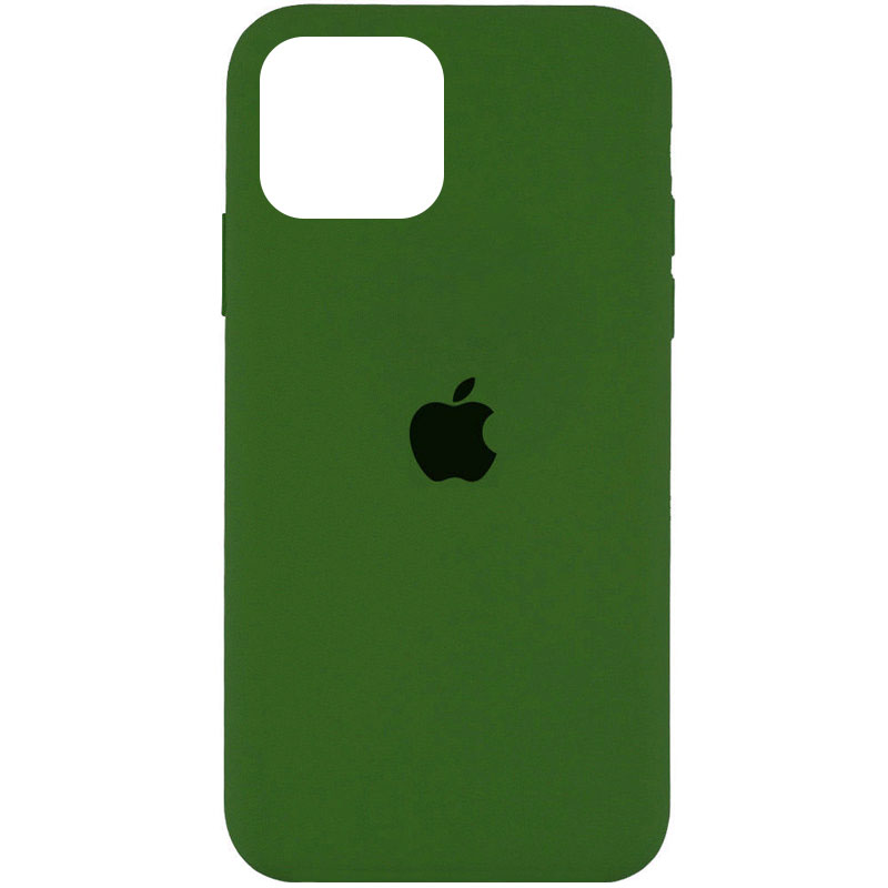 Чохол Silicone Case Full Protective (AA) для Apple iPhone 13 Pro (6.1") (Зелений / Olive)