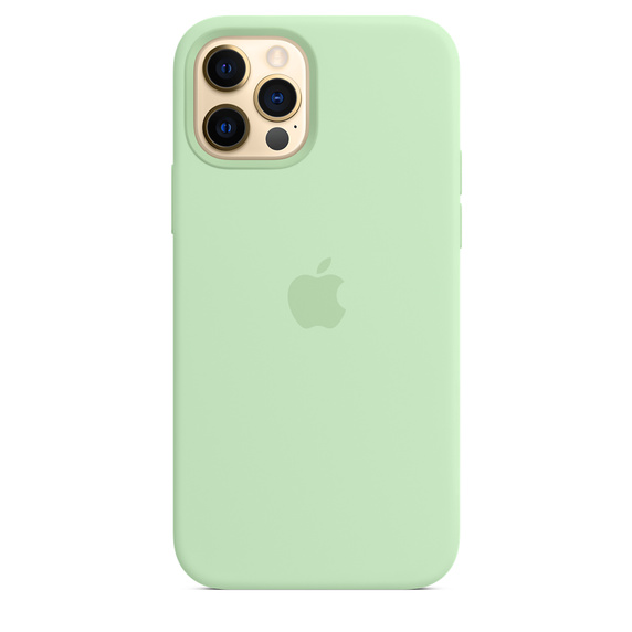 Чехол Silicone Case Full Protective (AA) для Apple iPhone 13 Pro (6.1") (Зеленый / Pistachio)