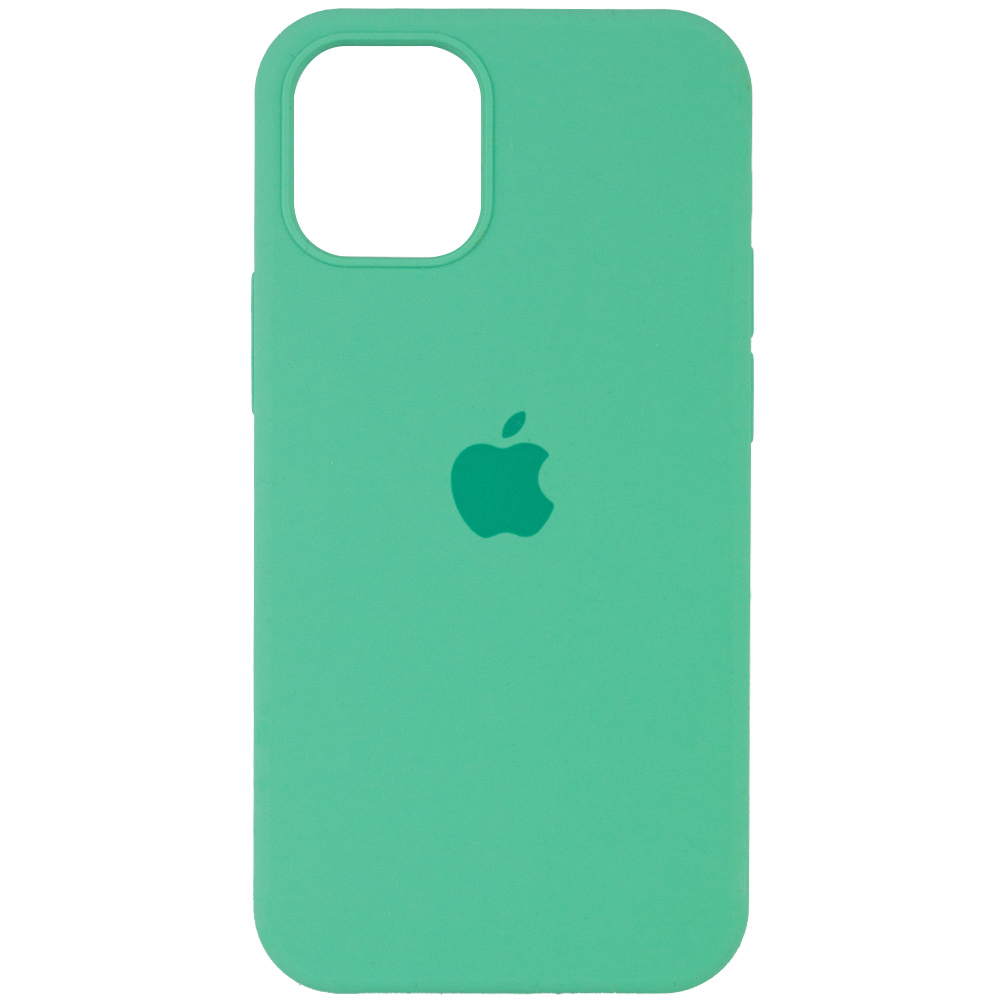 Чехол Silicone Case Full Protective (AA) для Apple iPhone 13 Pro (6.1") (Зеленый / Spearmint)