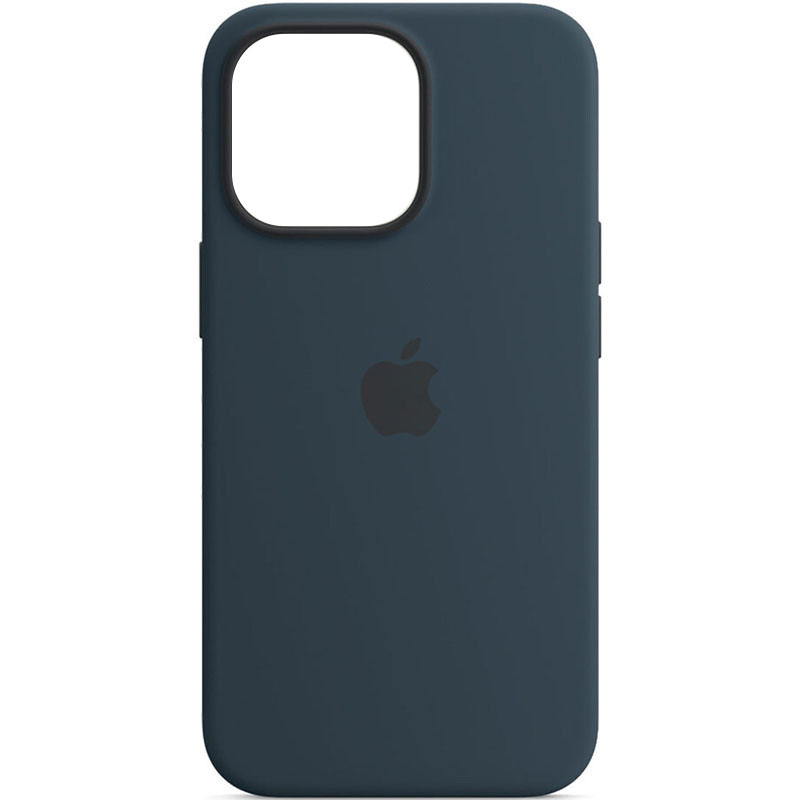 Чехол Silicone Case Full Protective (AA) для Apple iPhone 14 (6.1") (Синий / Abyss Blue)