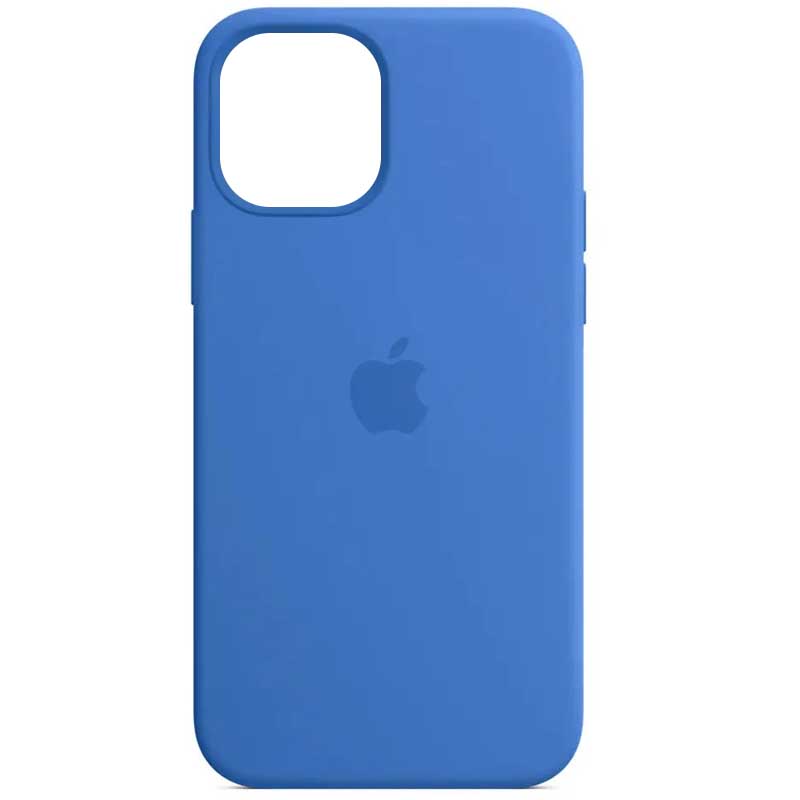 Чохол Silicone Case Full Protective (AA) для Apple iPhone 13 Pro Max (6.7") (Синій / Capri Blue)