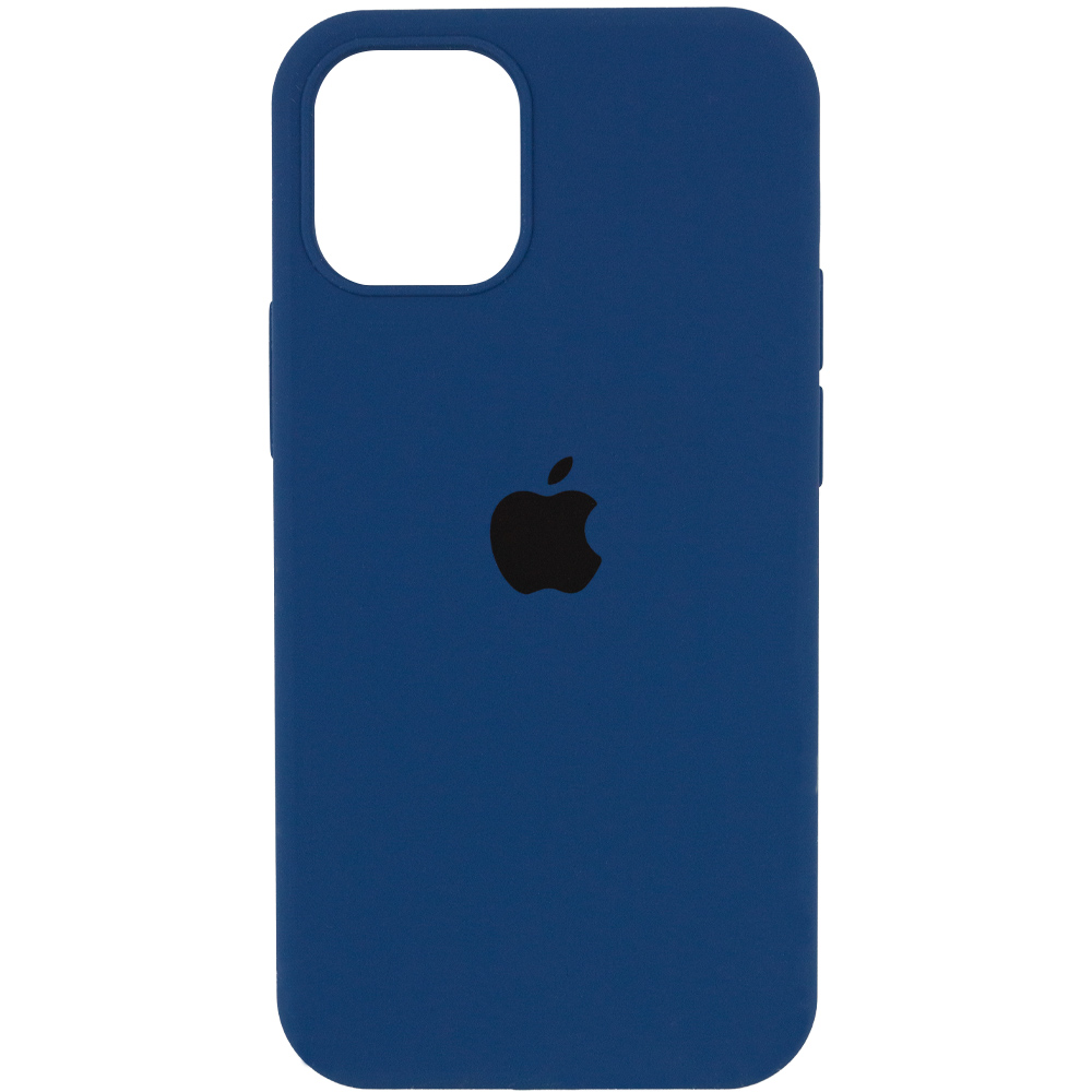Чехол Silicone Case Full Protective (AA) для Apple iPhone 13 Pro Max (6.7") (Синий / Navy Blue)