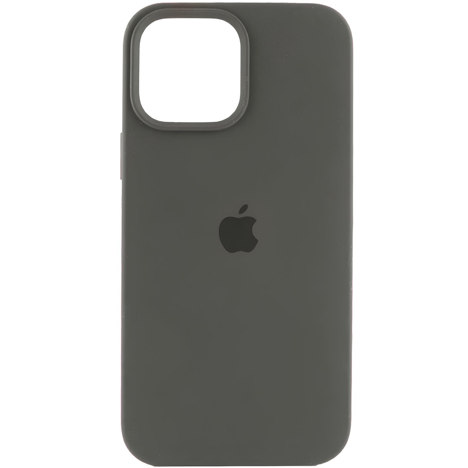 Чохол Silicone Case Full Protective (AA) для Apple iPhone 14 Pro (6.1") (Темно-коричневий / Umber)